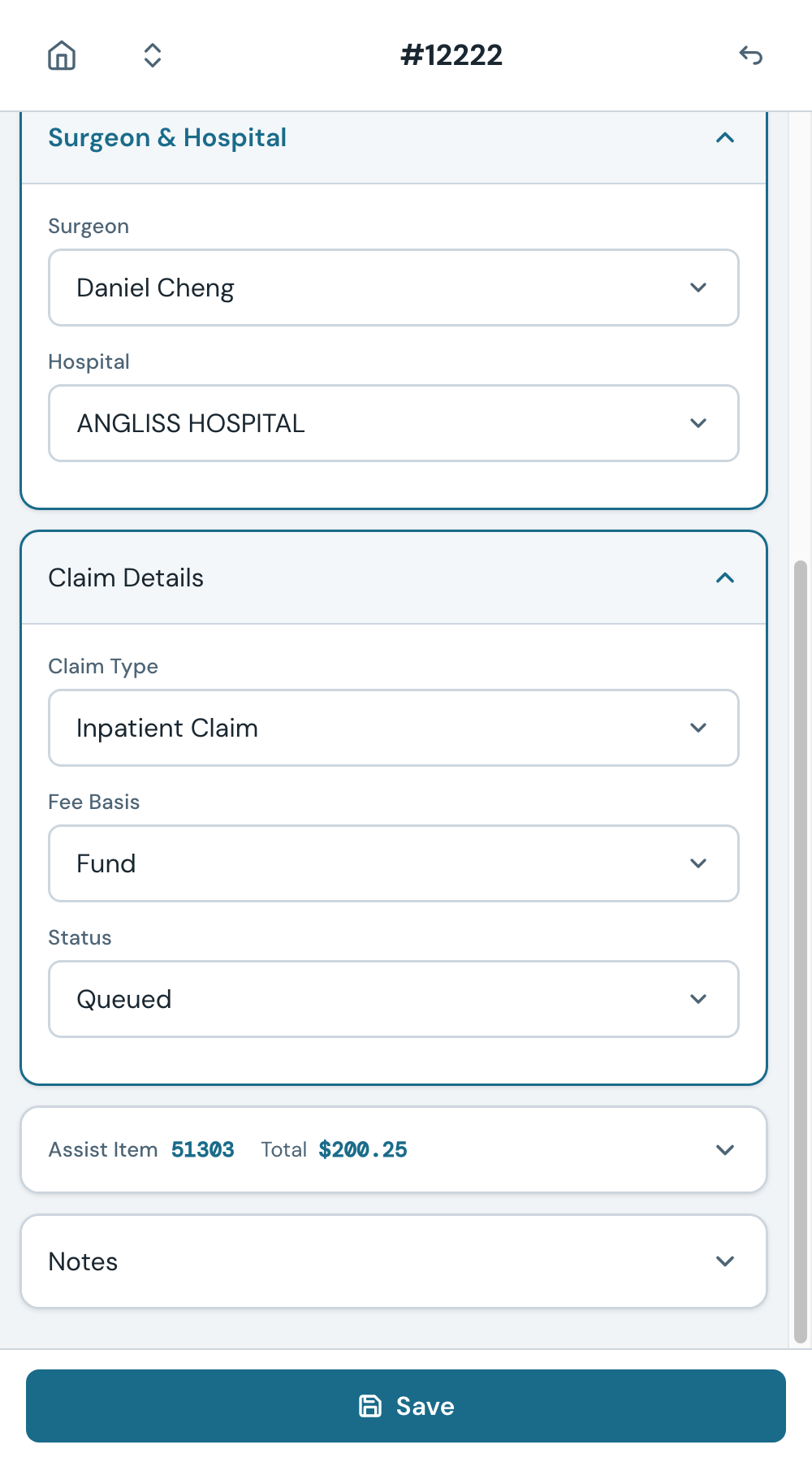 After unlocking, the invoice is fully editable. The status has been set to Queued.