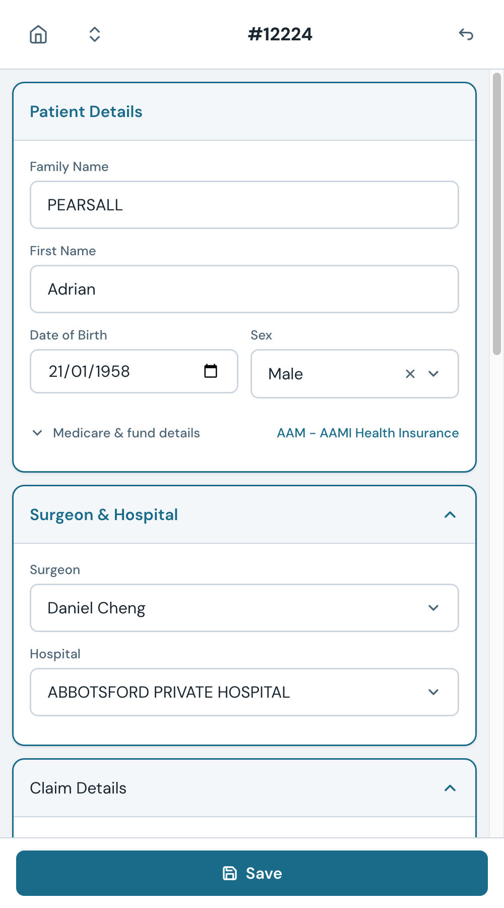 The same invoice after unlocking. All fields are now active and editable; the status shown is Queued.